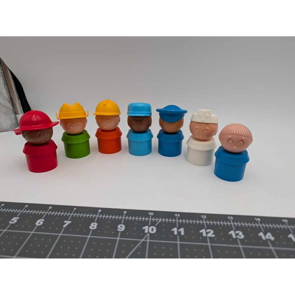 Tupperware People Figures Occupation Lot of 7 Tuppertoys Dart‎